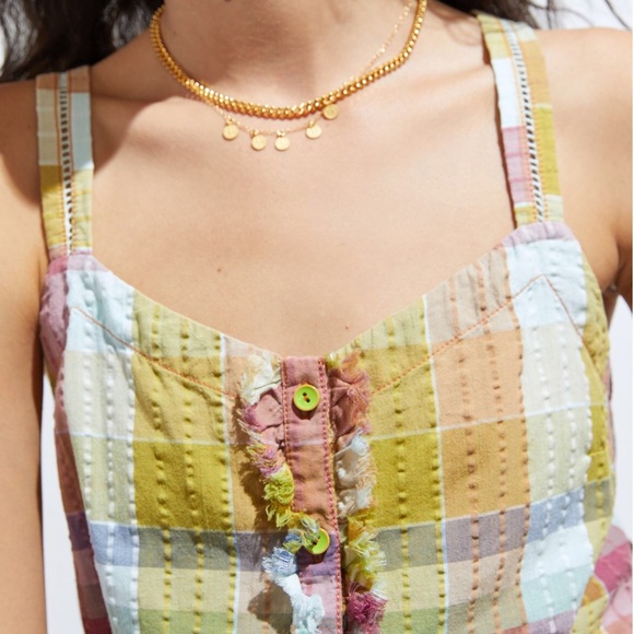 NWT Anthropologie Plaid Tank. Size 14 - Picture 4 of 9